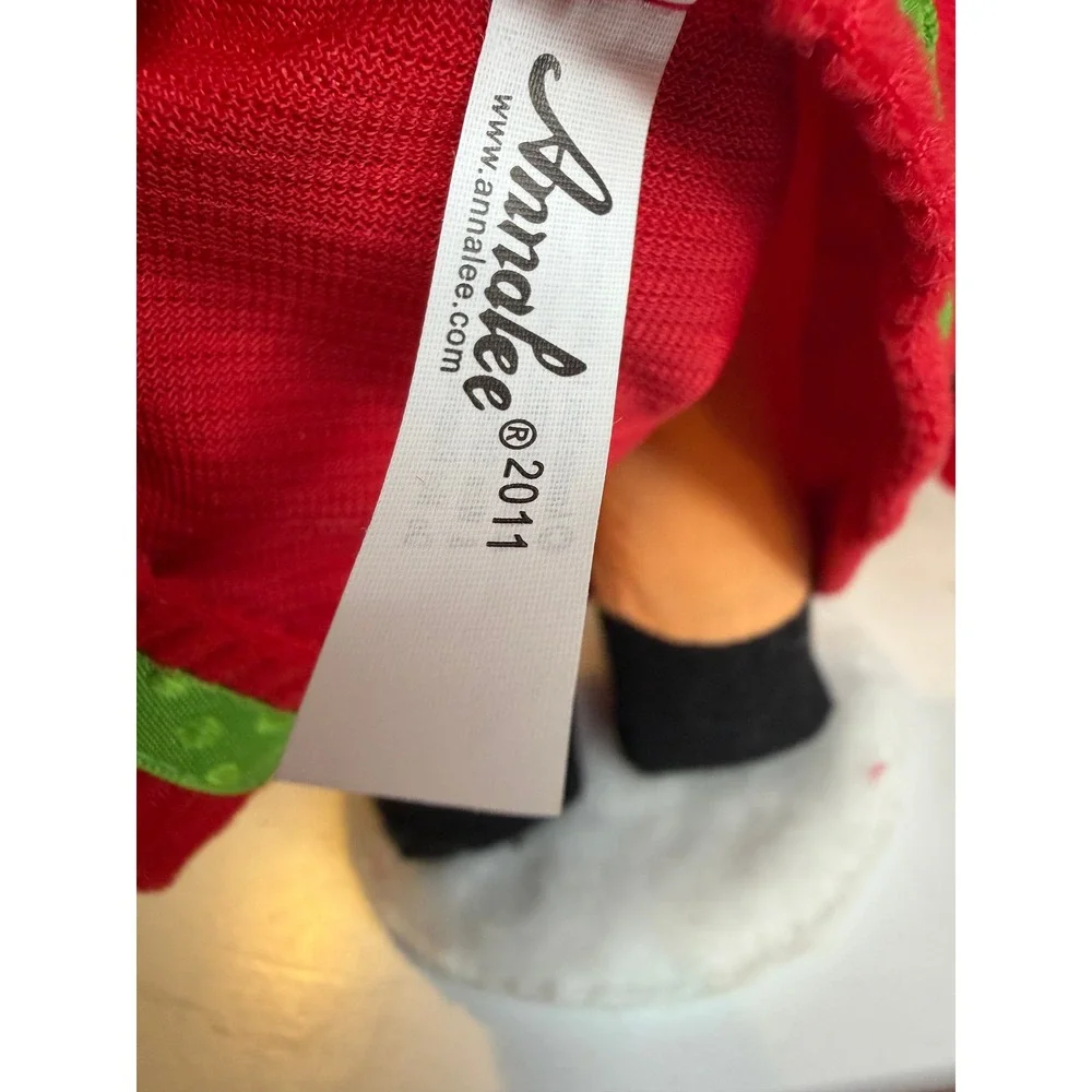 Vintage Annalee Christmas Doll Set Santa Mrs Claus Elf Holiday Figures 2011 2012